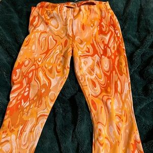 Zara Bell bottom stretchy pants like new